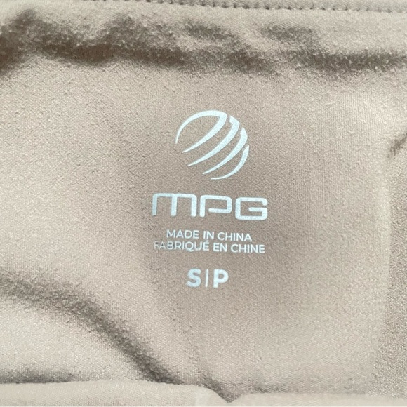 MPG LEGGINGS BEIGE TAN LEGGINGS SIZE SMALL - Picture 4 of 12
